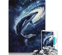 Jigsaw Puzzles 1000 Pieces for Adults Teens Animal Whale Art,Challenging Game for Is Ideal As A Gift for The Whole Family (75x50cm)