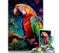 Jigsaw Puzzles 1000 Pieces for Adults Teens Animals Birds Parrots,Educational Family Game with Fully Interlocking Randomly Shaped Pieces (38x26cm)