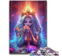 Jigsaw Puzzles 1000 Pieces for Adults Teens Anime Queen Girl Puzzles for Adults,Vibrant And Unique Design Relaxing & Challenging Puzzle Experience (38x26cm)