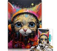 Jigsaw Puzzles 1000 Pieces for Adults Teens Art Animal Mouse Adult Jigsaw,Learning Educational Toys Family Games Unique Birthday And Gifts 26x38cm