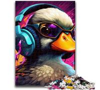 Jigsaw Puzzles 1000 Pieces for Adults Teens Art Duck Adult Jigsaw,Educational Games Home Decoration Suitable for Desktop Decoration (26x38cm)