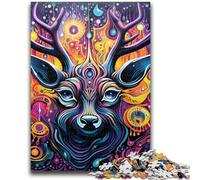Jigsaw Puzzles 1000 Pieces for Adults Teens Art Moose 1000 Pieces for Adults,Educational Games Home Decoration Birthday Present, Gifts, Wall Art (50x75cm)