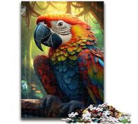Jigsaw Puzzles 1000 Pieces for Adults Teens Art Parrot Adult Puzzles,Challenging Game for Is Ideal As A Gift for The Whole Family (26x38cm)