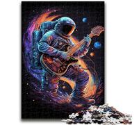 Jigsaw Puzzles 1000 Pieces for Adults Teens Astronaut Stress Reliever Difficult Challenge with Matching Poster And Trivia Sheet 26x38cm