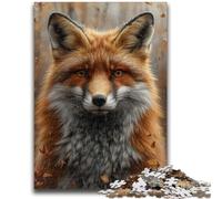 Jigsaw Puzzles 1000 Pieces for Adults Teens Autumn Fox 1000 Pieces for Adults,Toys Educational Games Stress Relieving Unique Birthday And Gifts (26x38cm)