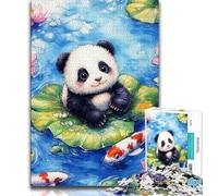 Jigsaw Puzzles 1000 Pieces for Adults Teens Baby Panda,Toys Educational Games Stress Relieving Unique Home Decor And Gifts 38x26cm