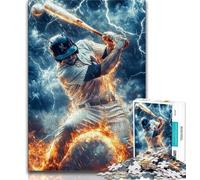 Jigsaw Puzzles 1000 Pieces for Adults Teens Baseball Players,Challenging Game And Family Play Educational Game for Birthday,Chrismas 38x26cm