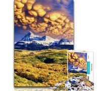Jigsaw Puzzles 1000 Pieces for Adults Teens Beautiful Mountain River,learning Educational Toys Fun at Home Activities,Birthday Present,Travel Gifts 38x26cm