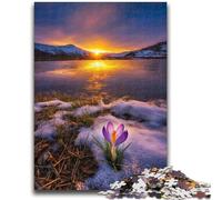 Jigsaw Puzzles 1000 Pieces for Adults Teens Beautiful Mountains And Lakes Challenging Game Toys for Is Ideal As A Gift for The Whole Family 50x75cm