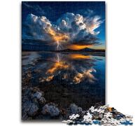 Jigsaw Puzzles 1000 Pieces for Adults Teens Beautiful Mountains And Lakes Educational Games Home Decoration Educational Game for Birthday, Chrismas 26x38cm