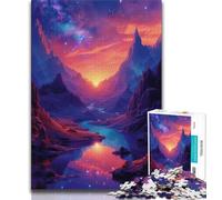 Jigsaw Puzzles 1000 Pieces for Adults Teens Beautiful Sunset 1000 Pieces for Adults,Stress Reliever Staycation Kill Time Wishlist with Santa Claus 38x26cm