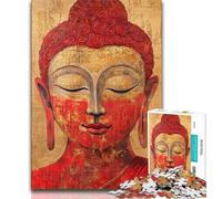 Jigsaw Puzzles 1000 Pieces for Adults Teens Buddha Art Adult Jigsaw,Educational Games Home Decoration Suitable for Desktop Decoration 38x26cm