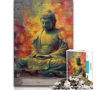 Jigsaw Puzzles 1000 Pieces for Adults Teens Buddha Statues,Challenging Game And Family Play Educational Game for Birthday,Chrismas (38x26cm)
