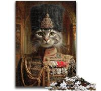 Jigsaw Puzzles 1000 Pieces for Adults Teens Cat from An Aristocratic Family Brain Intelligence Challenge Addictive Toys Funny Gift for Ages 14+ 38x26cm