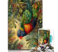 Jigsaw Puzzles 1000 Pieces for Adults Teens Cheeky Rainbow Bird 1000 Pieces for Adults,Educational Games Home Decoration Birthday Present, Gifts, Wall Art 75x50cm