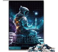 Jigsaw Puzzles 1000 Pieces for Adults Teens Chess Universe, Family Game Stress Reliever Difficult Challenge A Work of Art for Ages 14+ (Size 50x75cm)