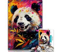 Jigsaw Puzzles 1000 Pieces for Adults Teens Colorful Animal Panda Jigsaw,Interesting Stress Reduction Parent-child Interaction (size 38x26cm)