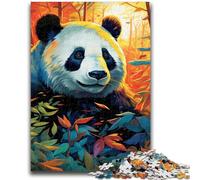 Jigsaw Puzzles 1000 Pieces for Adults Teens Colorful Art Panda 1000 Piece Puzzle,Educational Game for Birthday, Chrismas for Age 14+ (50x75cm)
