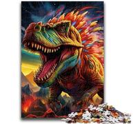 Jigsaw Puzzles 1000 Pieces for Adults Teens Colorful Dinosaur Adult Puzzles,Challenging Game for Is Ideal As A Gift for The Whole Family (26x38cm)
