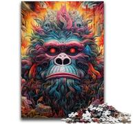 Jigsaw Puzzles 1000 Pieces for Adults Teens Colorful Monkey Teenager Puzzles,Learning Educational Toys Family Games Unique Birthday And Gifts (75x50cm)