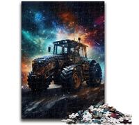 Jigsaw Puzzles 1000 Pieces for Adults Teens Colour Art Tractor 1000 Piece Puzzle,Staycation Kill Time with Fully Interlocking Randomly Shaped Pieces (50x75cm)