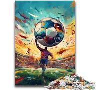 Jigsaw Puzzles 1000 Pieces for Adults Teens Colourful Football Sports 1000 Pieces for Adults,Toys Educational Games Stress Relieving Unique Birthday And Gifts (26x38cm)