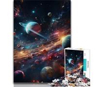 Jigsaw Puzzles 1000 Pieces for Adults Teens Colourful Universe Adult Puzzles,Challenging Game for Is Ideal As A Gift for The Whole Family 38x26cm