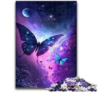 Jigsaw Puzzles 1000 Pieces for Adults Teens Cosmic Galaxy Butterfly Teenager Puzzles,Family Educational Games Home Decoration Gift (38x26cm)