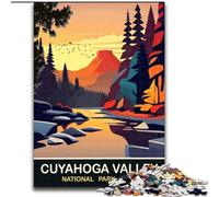 Jigsaw Puzzles 1000 Pieces for Adults Teens Cuyahoga Valley, Toys Educational Games Stress Relieving Enhance Love between Couples 50x75cm