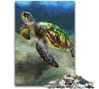 Jigsaw Puzzles 1000 Pieces for Adults Teens Diamond Turtle Educational Family Game Wall Decoration Unique Birthday And Xmas Gifts 26x38cm