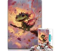 Jigsaw Puzzles 1000 Pieces for Adults Teens Dinosaur Wizard,Challenging Game And Family Play Educational Game for Birthday,Chrismas (38x26cm)