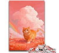 Jigsaw Puzzles 1000 Pieces for Adults Teens Dream Cat Educational Game Challenge Toy Wall Decoration Unique Birthday And Xmas Gifts 26x38cm