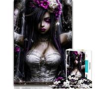 Jigsaw Puzzles 1000 Pieces for Adults Teens Dream Girl,Educational Family Game with Fully Interlocking Randomly Shaped Pieces 75x50cm