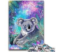 Jigsaw Puzzles 1000 Pieces for Adults Teens Dream Koala Stress Reliever Difficult Challenge with Matching Poster And Trivia Sheet 50x75cm