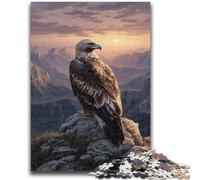 Jigsaw Puzzles 1000 Pieces for Adults Teens Eagle at Sunset Puzzles for Adults,Vibrant And Unique Design Relaxing & Challenging Puzzle Experience (38x26cm)