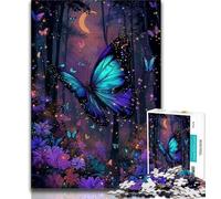 Jigsaw Puzzles 1000 Pieces for Adults Teens Fantasy Butterfly 1000 Piece Jigsaw,Educational Stress Relief Toy Gifts for Friends And Family (size 75x50cm)