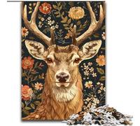 Jigsaw Puzzles 1000 Pieces for Adults Teens Fantasy Deer, Fun Activity for Home, Rainy Days Toys, Birthday Gifts (Size 50x75cm)
