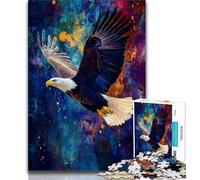 Jigsaw Puzzles 1000 Pieces for Adults Teens Fantasy Eagle Adult Puzzles,Stress Reliever Difficult Challenge Suitable for Desktop Decoration (size 75x50cm)