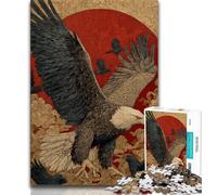 Jigsaw Puzzles 1000 Pieces for Adults Teens Fantasy Eagle Puzzles,Birthday Present, Gifts, Wall Art for Age 14 Years Up 38x26cm