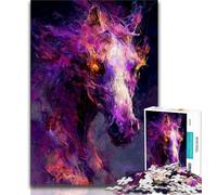 Jigsaw Puzzles 1000 Pieces for Adults Teens Fantasy Horse,Decompressing Intellectual Educational Toy Is Ideal As Gifts for The Whole Family 38x26cm