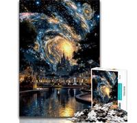 Jigsaw Puzzles 1000 Pieces for Adults Teens Fantasy Landscape Adult Jigsaw,Educational Games Home Decoration Suitable for Desktop Decoration 38x26cm