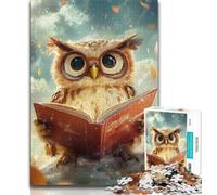Jigsaw Puzzles 1000 Pieces for Adults Teens Fantasy Owl 1000 Pieces for Teenagers,Educational Games Home Decoration Suitable for Desktop Decoration 26x38cm