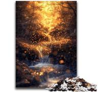 Jigsaw Puzzles 1000 Pieces for Adults Teens Fantasy Waterfall Landscape Adult Jigsaw,Learning Educational Toys Family Games Unique Birthday And Gifts (26x38cm)