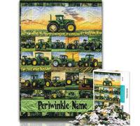Jigsaw Puzzles 1000 Pieces for Adults Teens Farm Implement Tractor,Decompressing Intellectual Educational Toy Is Ideal As Gifts for The Whole Family 38x26cm