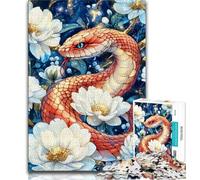 Jigsaw Puzzles 1000 Pieces for Adults Teens Flamingo,Challenging Game And Family Play Educational Game for Birthday,Chrismas (38x26cm)