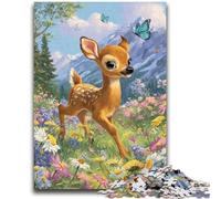 Jigsaw Puzzles 1000 Pieces for Adults Teens Flowers Sika Deer 1000 Pieces for Adults,Educational Games Home Decoration Birthday Present, Gifts, Wall Art (50x75cm)