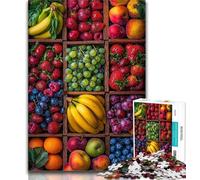 Jigsaw Puzzles 1000 Pieces for Adults Teens Fruit Collection 1000 Pieces for Adults,Stress Reliever Difficult Challenge Secret Santa Gifts 26x38cm