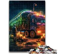Jigsaw Puzzles 1000 Pieces for Adults Teens Galaxy Truck Adult Jigsaw,Learning Educational Toys Family Games Unique Birthday And Gifts (26x38cm)