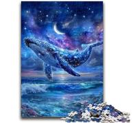 Jigsaw Puzzles 1000 Pieces for Adults Teens Galaxy Whale Puzzles for Teenagers,Staycation Kill Time with Fully Interlocking Randomly Shaped Pieces (26x38cm)