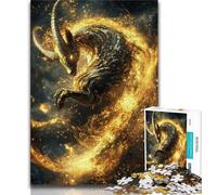 Jigsaw Puzzles 1000 Pieces for Adults Teens Golden Goat,Challenging Game And Family Play Educational Game for Birthday,Chrismas (75x50cm)